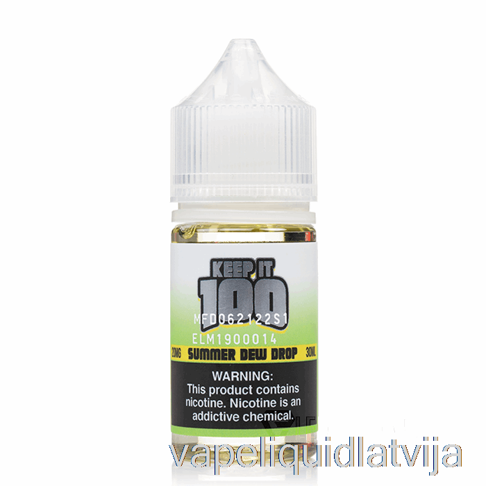 Vasaras Rasas Piliens - Paturiet To 100 Sāļi - 30ml 20mg Vape šķidrums